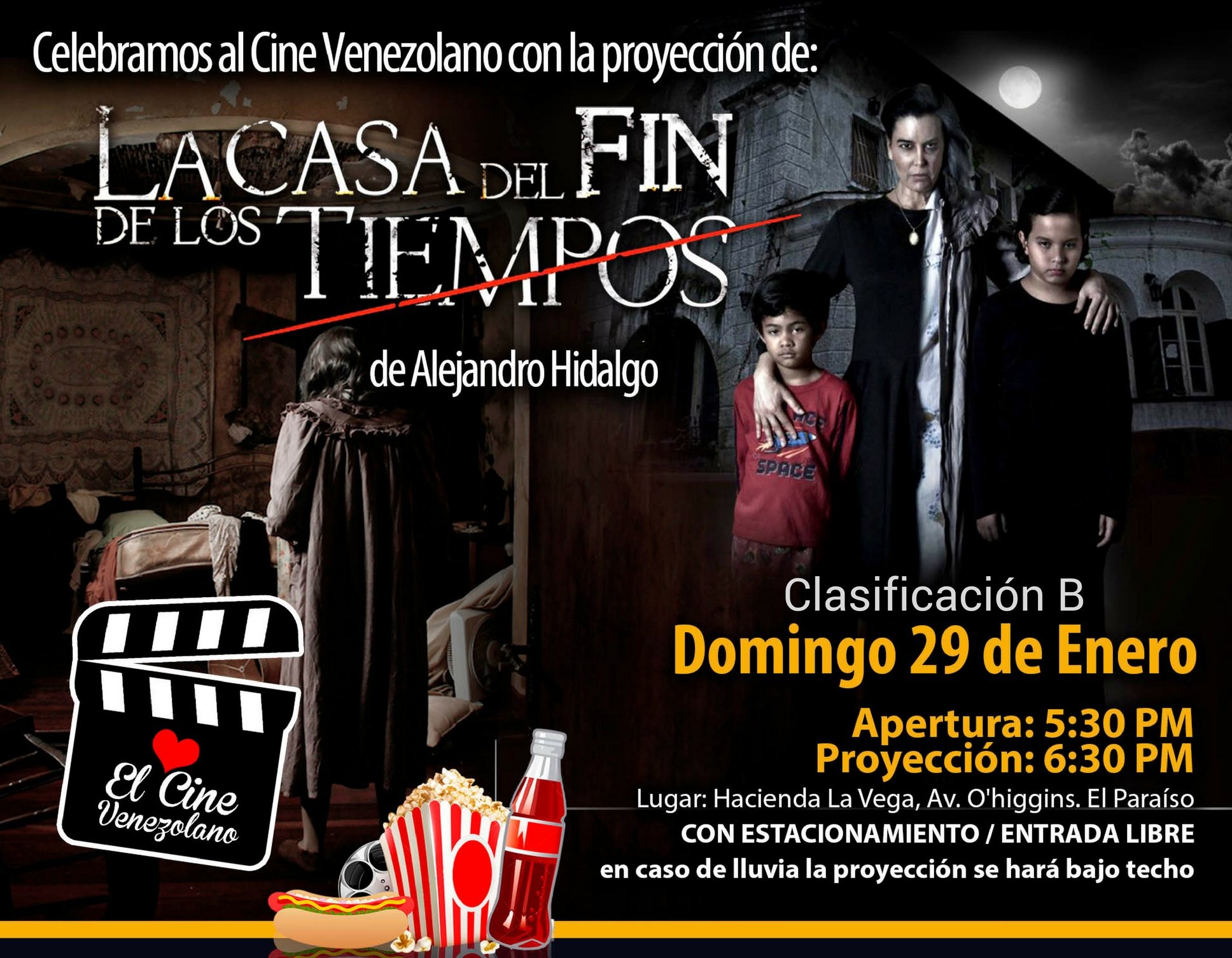 Cine Jardín celebra cine venezolano con La Casa del fin de los Tiempos Cine Jardín celebra cine venezolano con La Casa del fin de los Tiempos