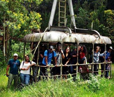 Ruinas del viejo sistema teleférico